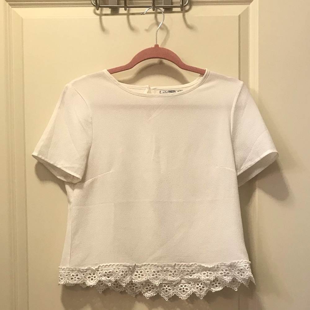 Cute white summer shirt